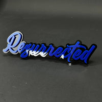 1PC Resurrected 3D Acrylic Badge - Car Truck Emblem Fender Sticker