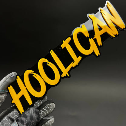 1PC HOOLIGAN 3D Acrylic Badge - Car Truck Emblem Fender Tailgate Trunk Sticker