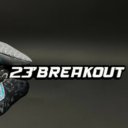 1PC 23'BREAKOUT 3D Acrylic Badge - Car Truck Emblem Fender Sticker