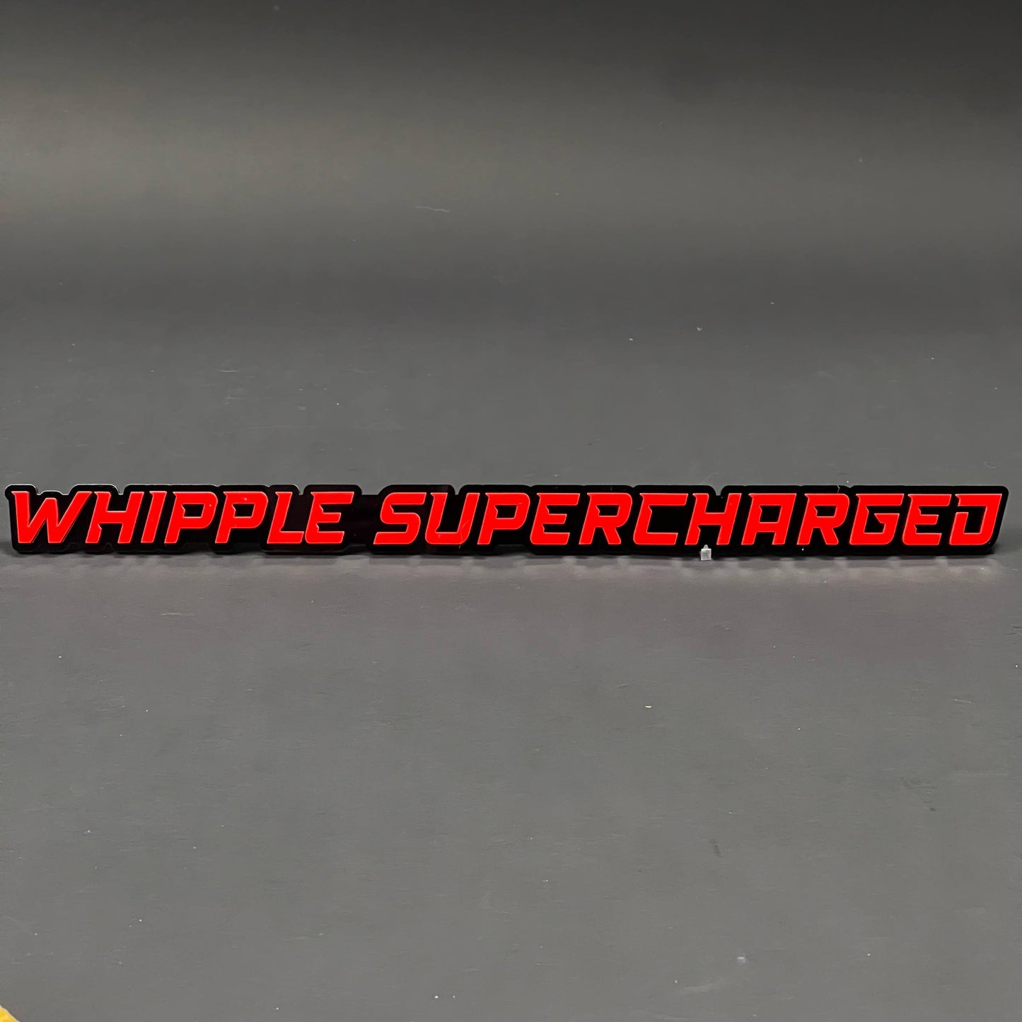 1PC WHIPPLE SUPERCHARGED 3D Acrylic Badge - Car Truck Emblem Fender Sticker