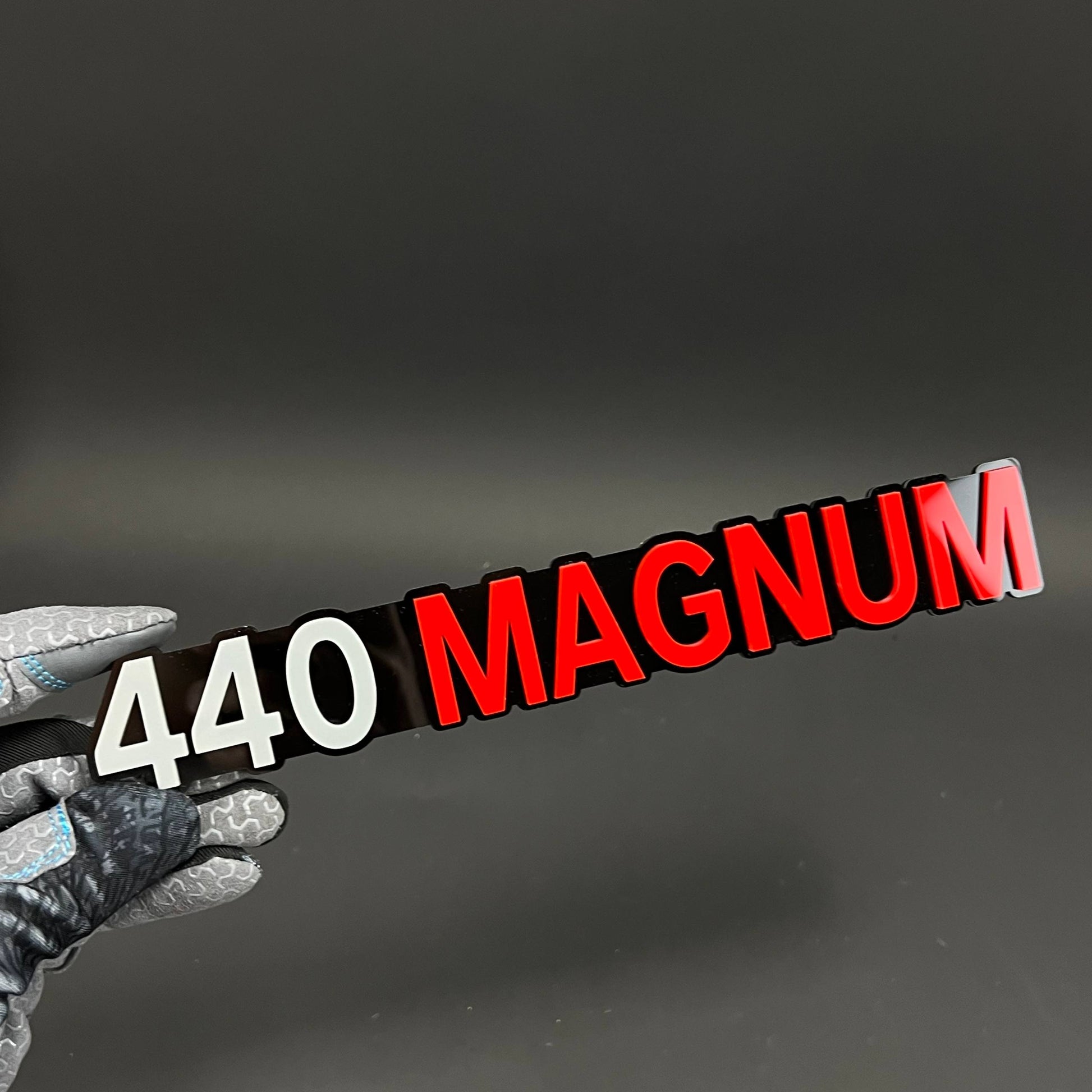 1PC 440 MAGNUM 3D Acrylic Badge - Car Truck Emblem Fender Tailgate Trunk Sticker