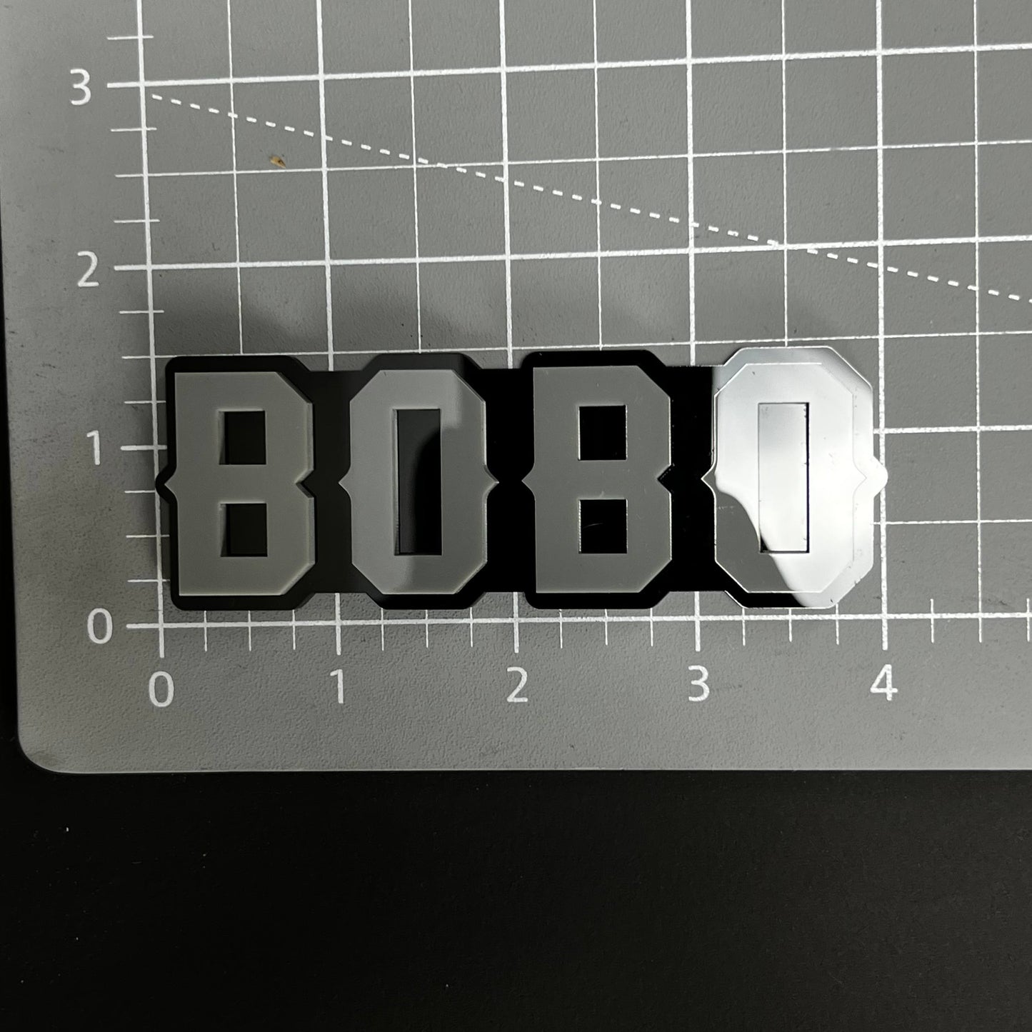 1PC BOBO 3D Acrylic Badge - Car Truck Emblem Fender Tailgate Trunk Sticker