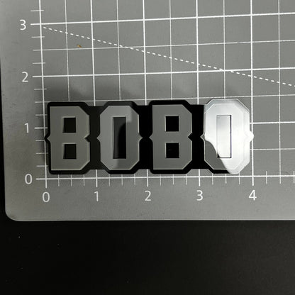 1PC BOBO 3D Acrylic Badge - Car Truck Emblem Fender Tailgate Trunk Sticker