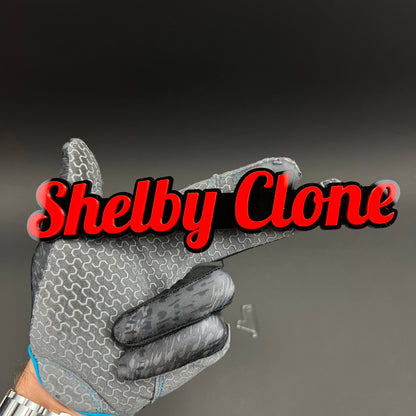 1PC Shelby Clone 3D Acrylic Badge - Car Truck Emblem Fender Sticker