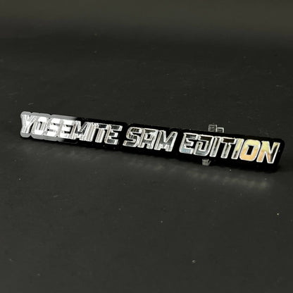 1PC YOSEMITE SAM EDITION 3D Acrylic Badge - Car Truck Emblem Fender Sticker