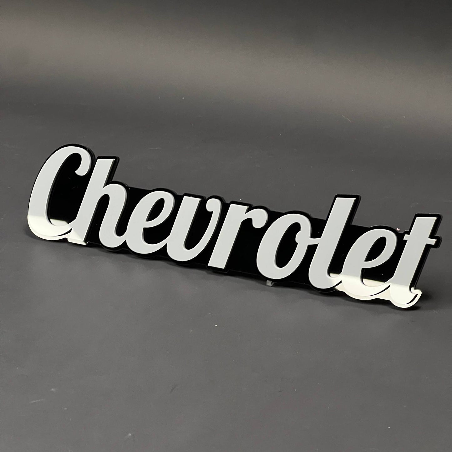 1PC Chevrolet 3D Acrylic Badge - Car Truck Emblem Fender Tailgate Trunk Sticker