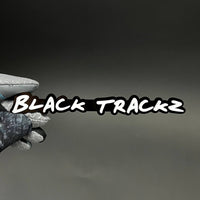 1PC BLACK TRACKZ 3D Acrylic Badge - Car Truck Emblem Fender Sticker