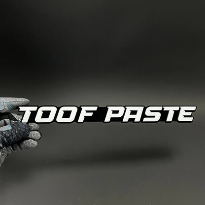 1PC TOOF PASTE 3D Acrylic Badge - Car Truck Emblem Fender Tailgate Trunk Sticker