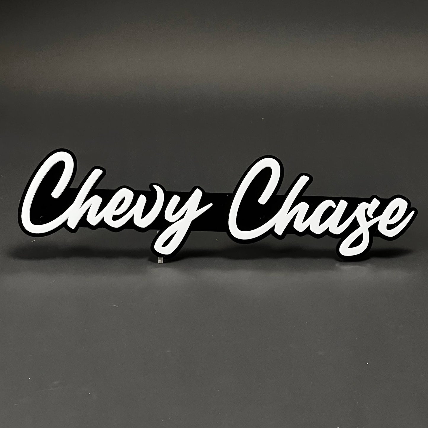 1PC Chevy Chase 3D Acrylic Badge - Car Truck Emblem Fender Sticker
