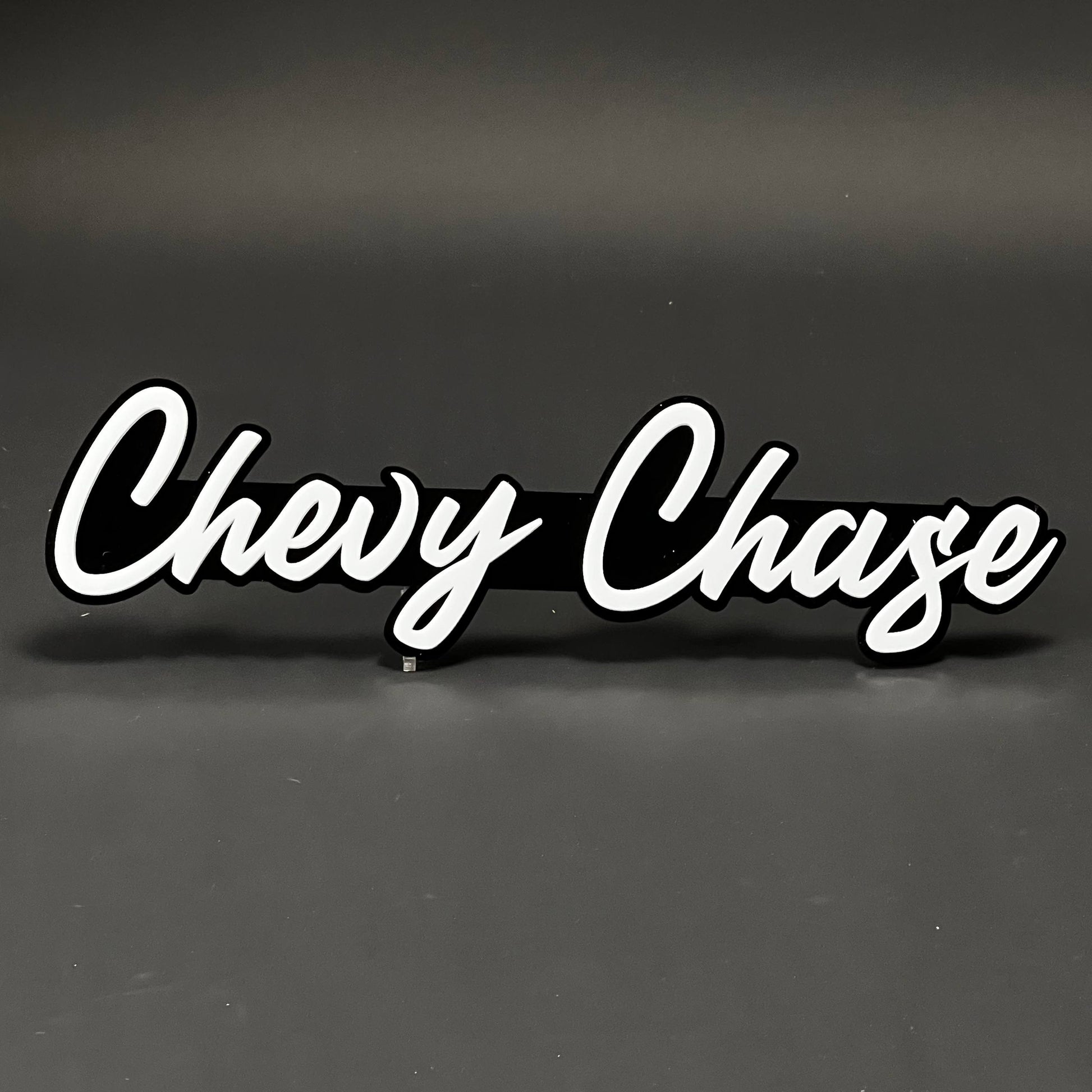 1PC Chevy Chase 3D Acrylic Badge - Car Truck Emblem Fender Sticker