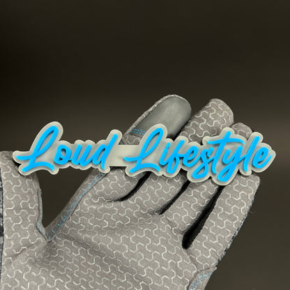 1PC Loud Lifestyle 3D Acrylic Badge - Car Truck Emblem Fender Sticker