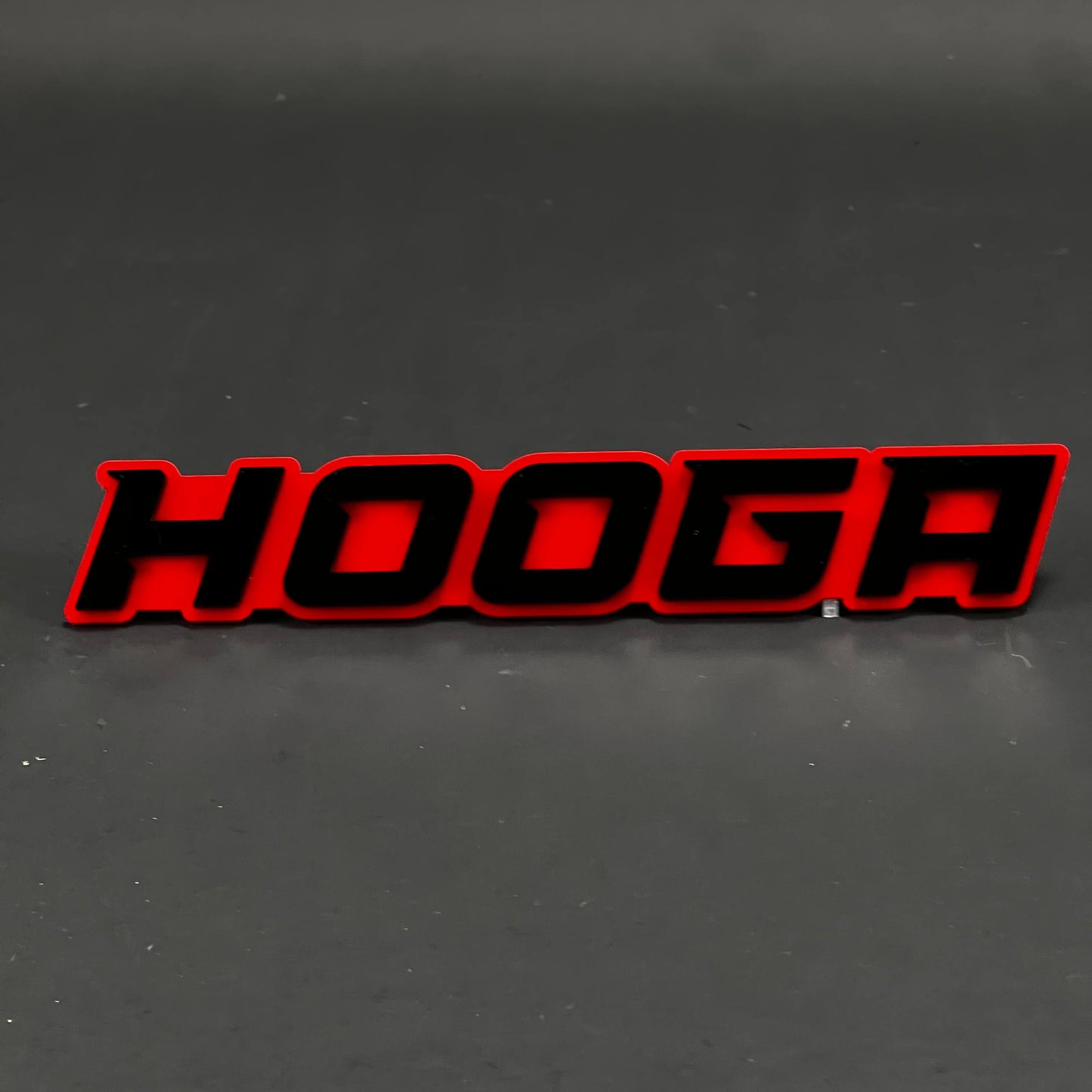 1PC HOOGA 3D Acrylic Badge - Car Truck Emblem Fender Tailgate Trunk Sticker