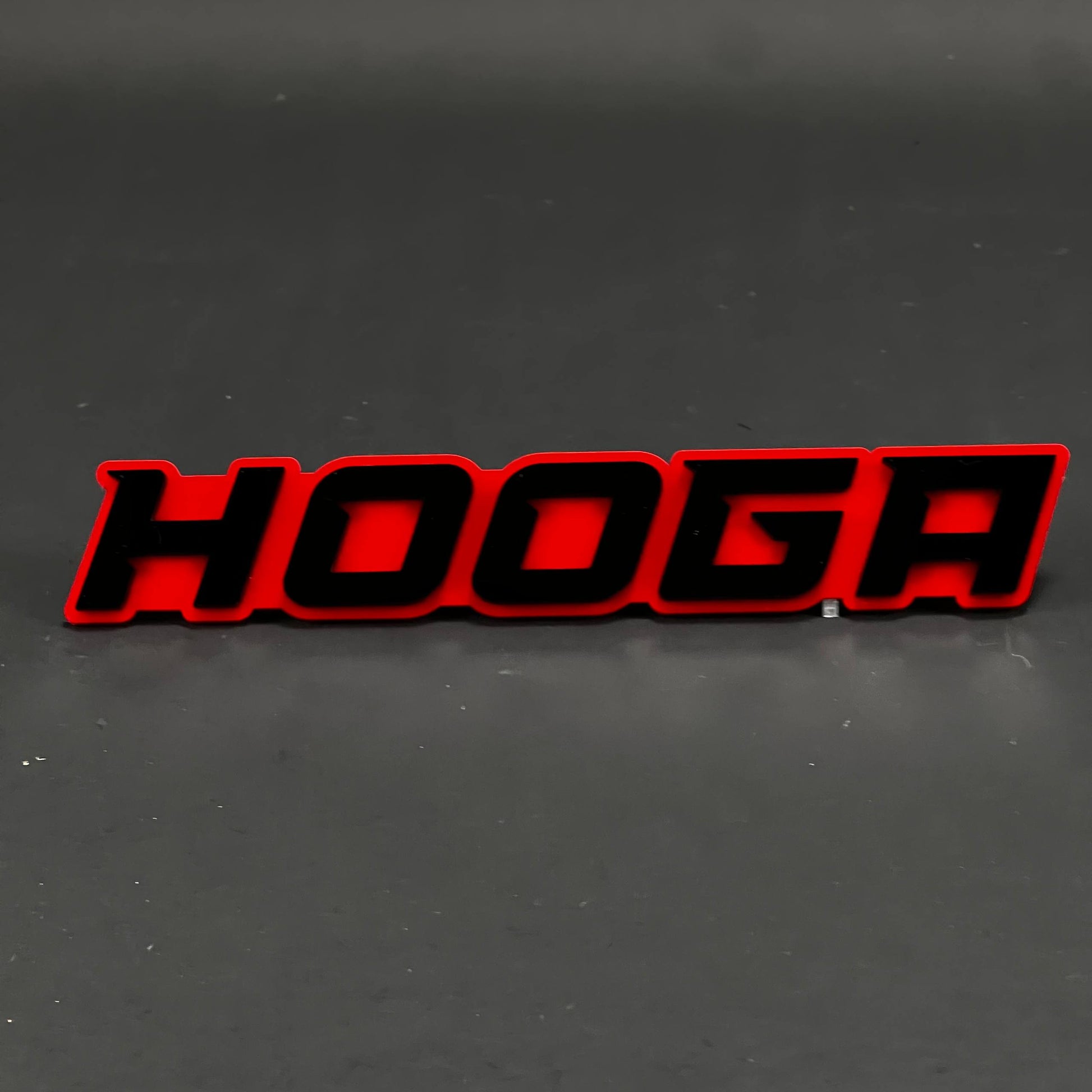 1PC HOOGA 3D Acrylic Badge - Car Truck Emblem Fender Tailgate Trunk Sticker