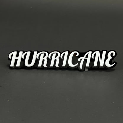 1PC HURRICANE 3D Acrylic Badge - Car Truck Emblem Fender Tailgate Trunk Sticker