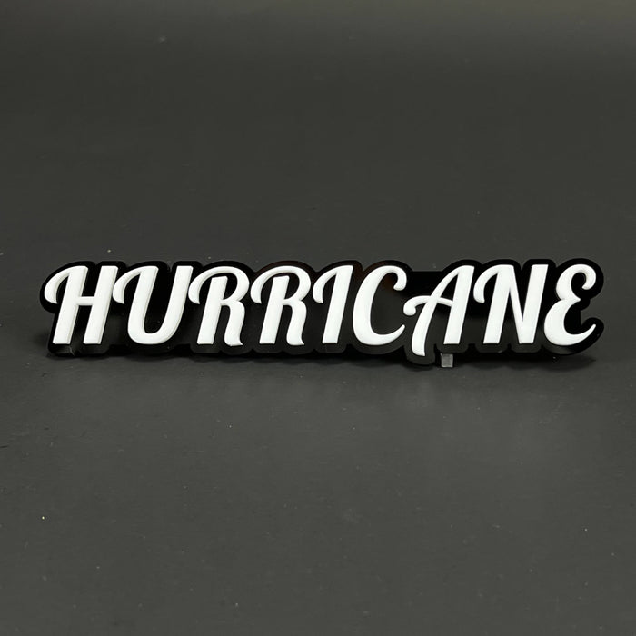 1PC HURRICANE 3D Acrylic Badge - Car Truck Emblem Fender Tailgate Trunk Sticker