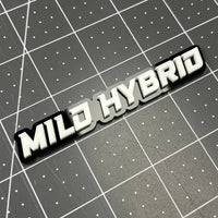 Mild Hybrid 3D Acrylic Badge - Car Truck Emblem Fender Tailgate Trunk Sticker