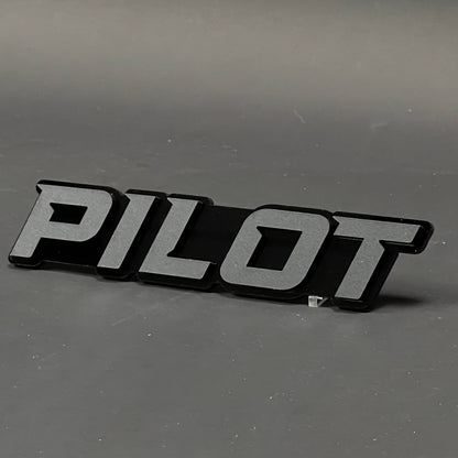 1PC PILOT 3D Acrylic Badge - Car Truck Emblem Fender Tailgate Trunk Sticker