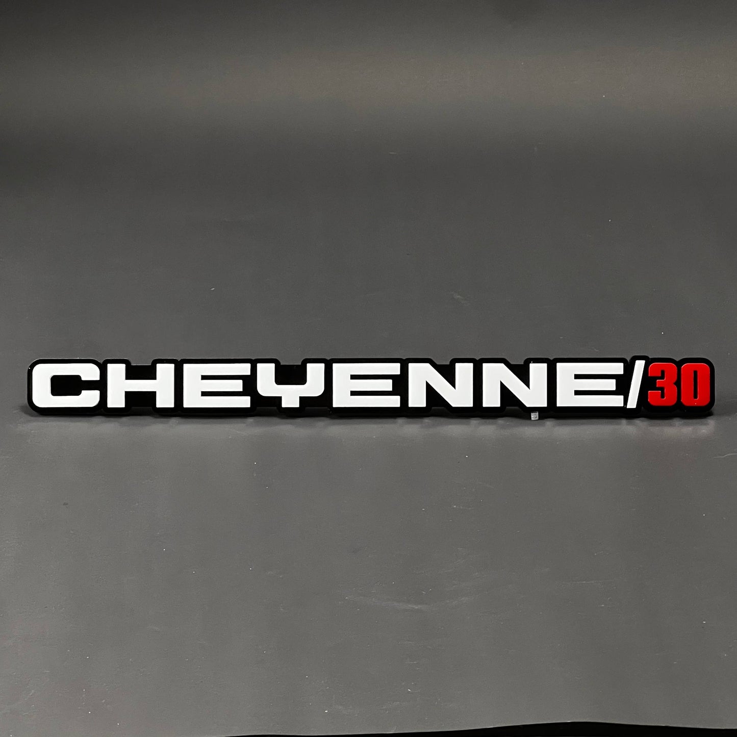 1PC CHEYENNE/30 3D Acrylic Badge - Car Truck Emblem Fender Sticker