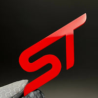 1PC ST 3D Acrylic Badge - Car Truck Emblem Fender Tailgate Trunk Sticker