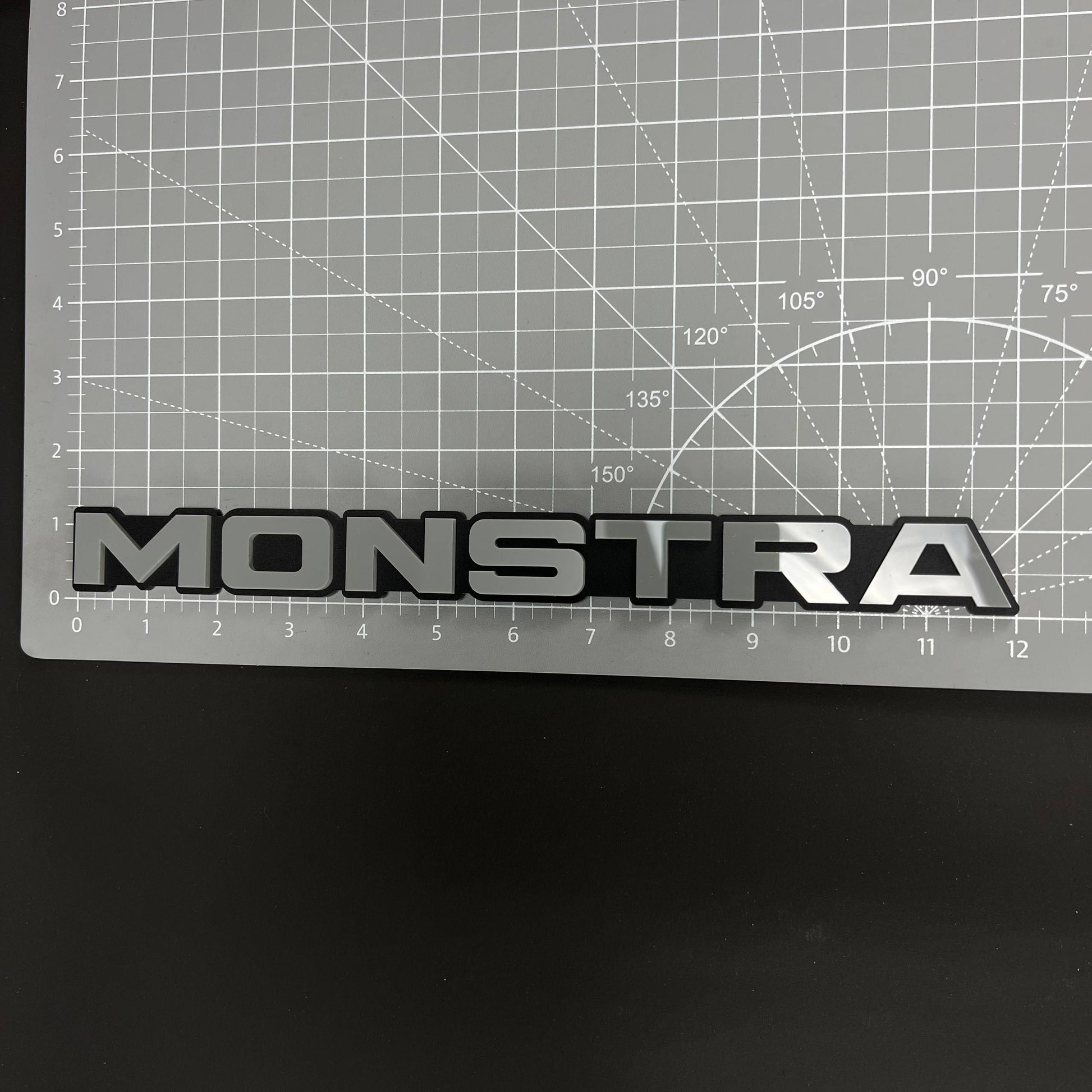 1PC MONSTRA 3D Acrylic Badge - Car Truck Emblem Fender Tailgate Trunk Sticker