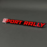1PC SPORT RALLY 3D Acrylic Badge - Car Truck Emblem Fender Sticker