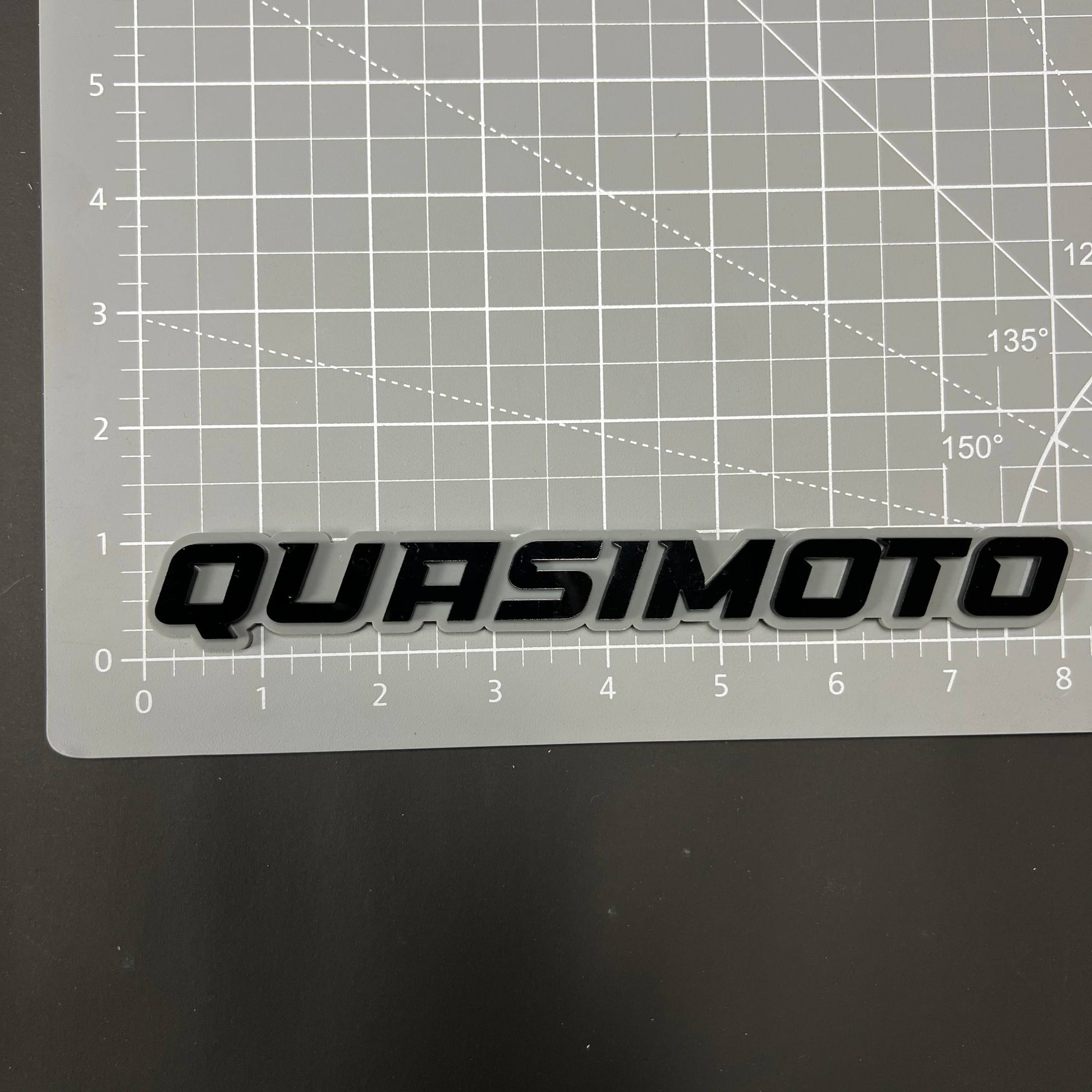 1PC QUASIMOTO 3D Acrylic Badge - Car Truck Emblem Fender Tailgate Trunk Sticker