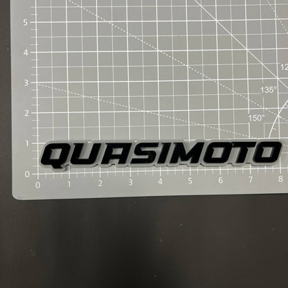 1PC QUASIMOTO 3D Acrylic Badge - Car Truck Emblem Fender Tailgate Trunk Sticker