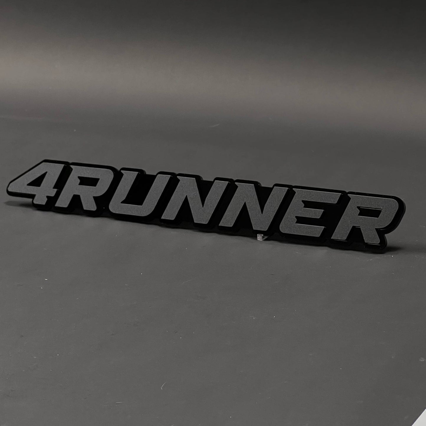 1PC 4RUNNER (Black) 3D Acrylic Badge - Car Truck Emblem Fender Sticker