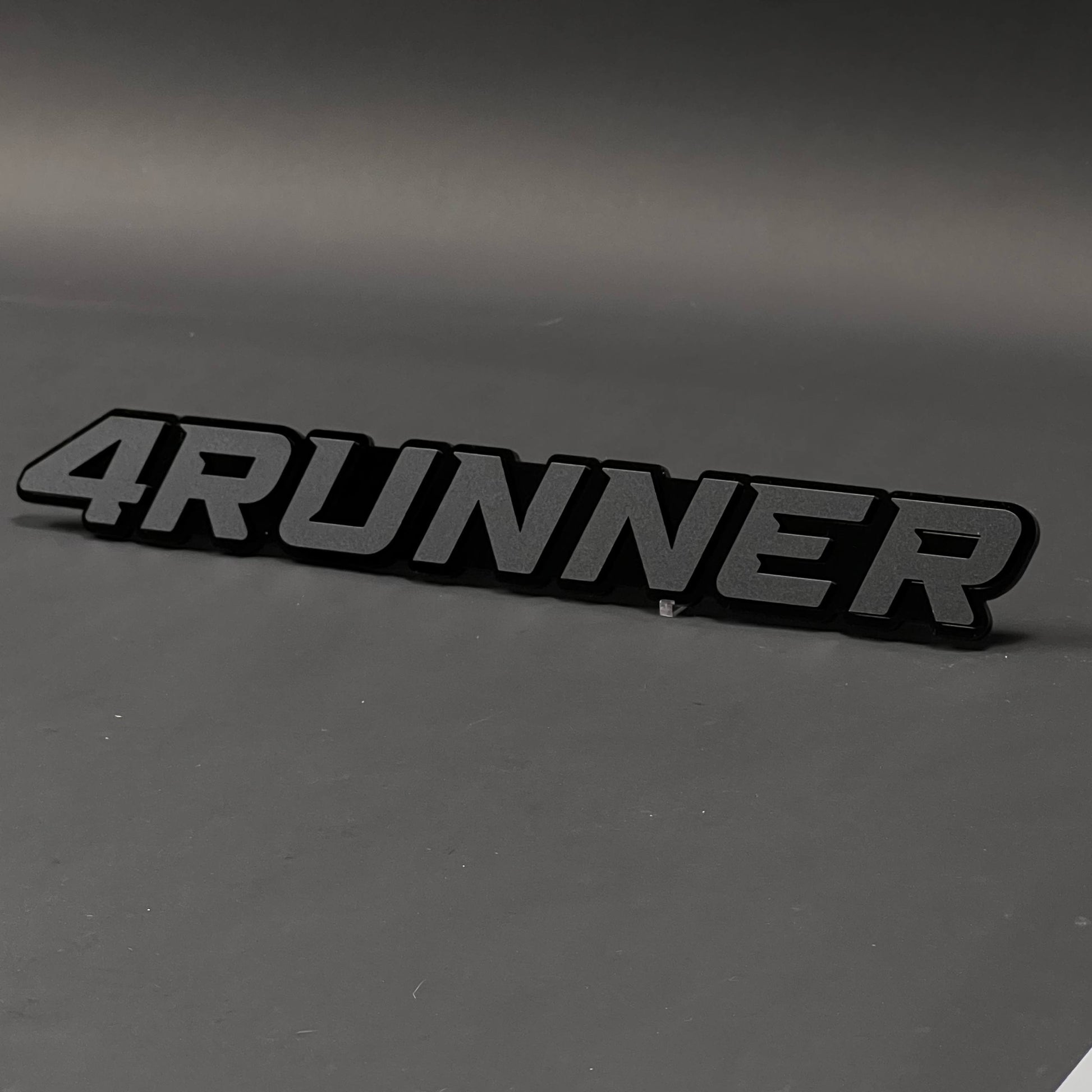 1PC 4RUNNER (Black) 3D Acrylic Badge - Car Truck Emblem Fender Sticker