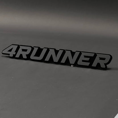 1PC 4RUNNER (Black) 3D Acrylic Badge - Car Truck Emblem Fender Sticker