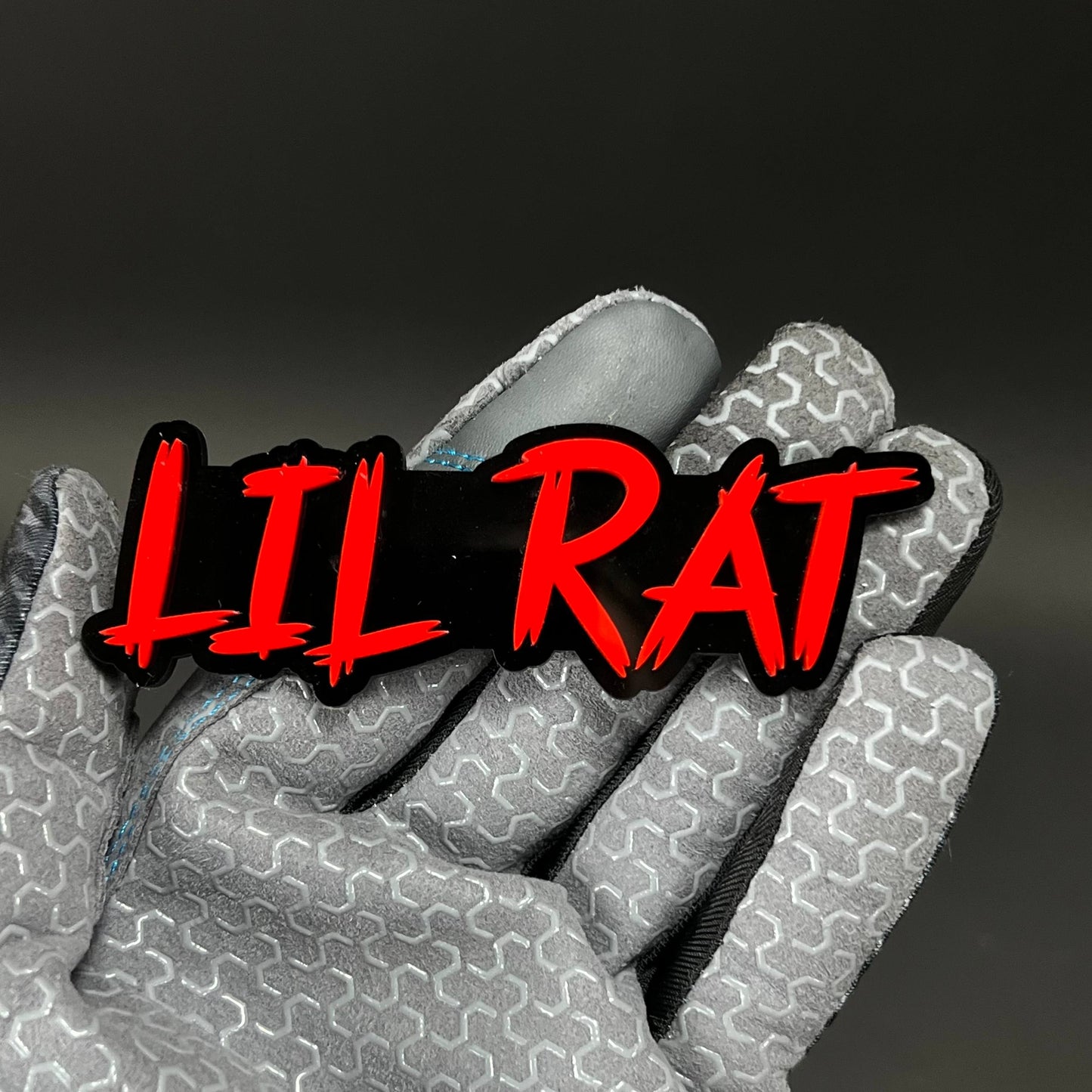 1PC LIL RAT 3D Acrylic Badge - Car Truck Emblem Fender Tailgate Trunk Sticker