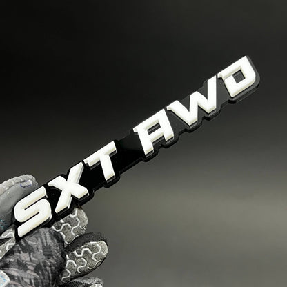 1PC SXT AWD 3D Acrylic Badge - Car Truck Emblem Fender Tailgate Trunk Sticker
