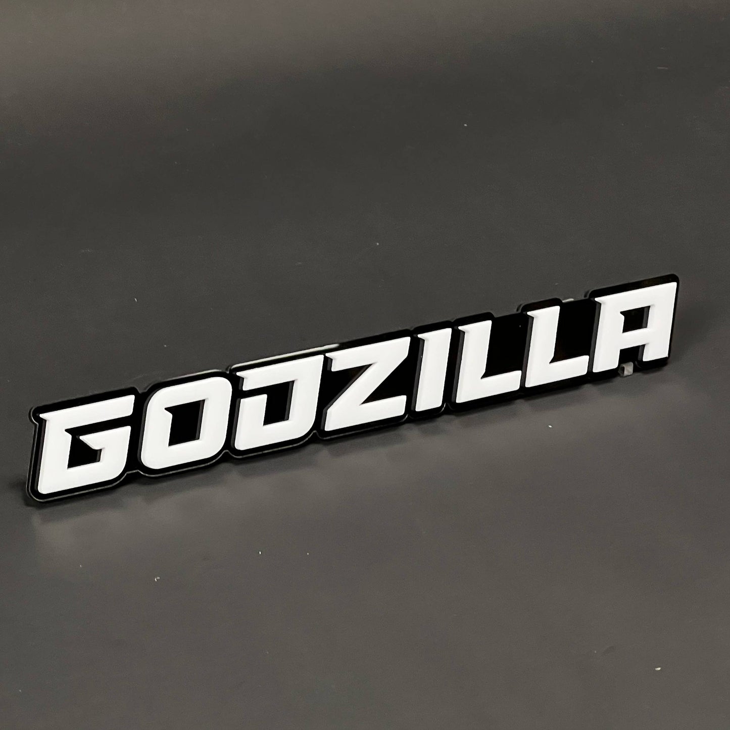 1PC GODZILLA 3D Acrylic Badge - Car Truck Emblem Fender Tailgate Trunk Sticker