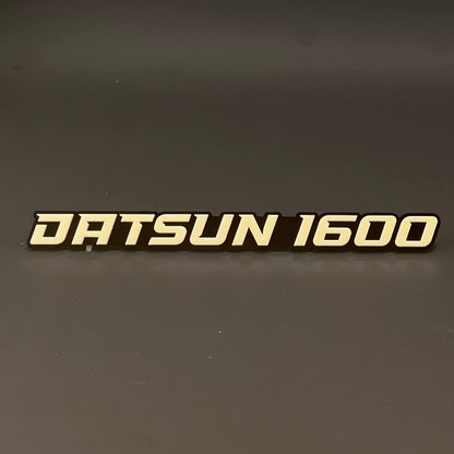 1PC DATSUN 1600 3D Acrylic Badge - Car Truck Emblem Fender Sticker