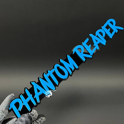 1PC PHANTOM REAPER 3D Acrylic Badge - Car Truck Emblem Fender Sticker