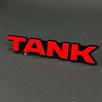 1PC TANK 3D Acrylic Badge - Car Truck Emblem Fender Tailgate Trunk Sticker