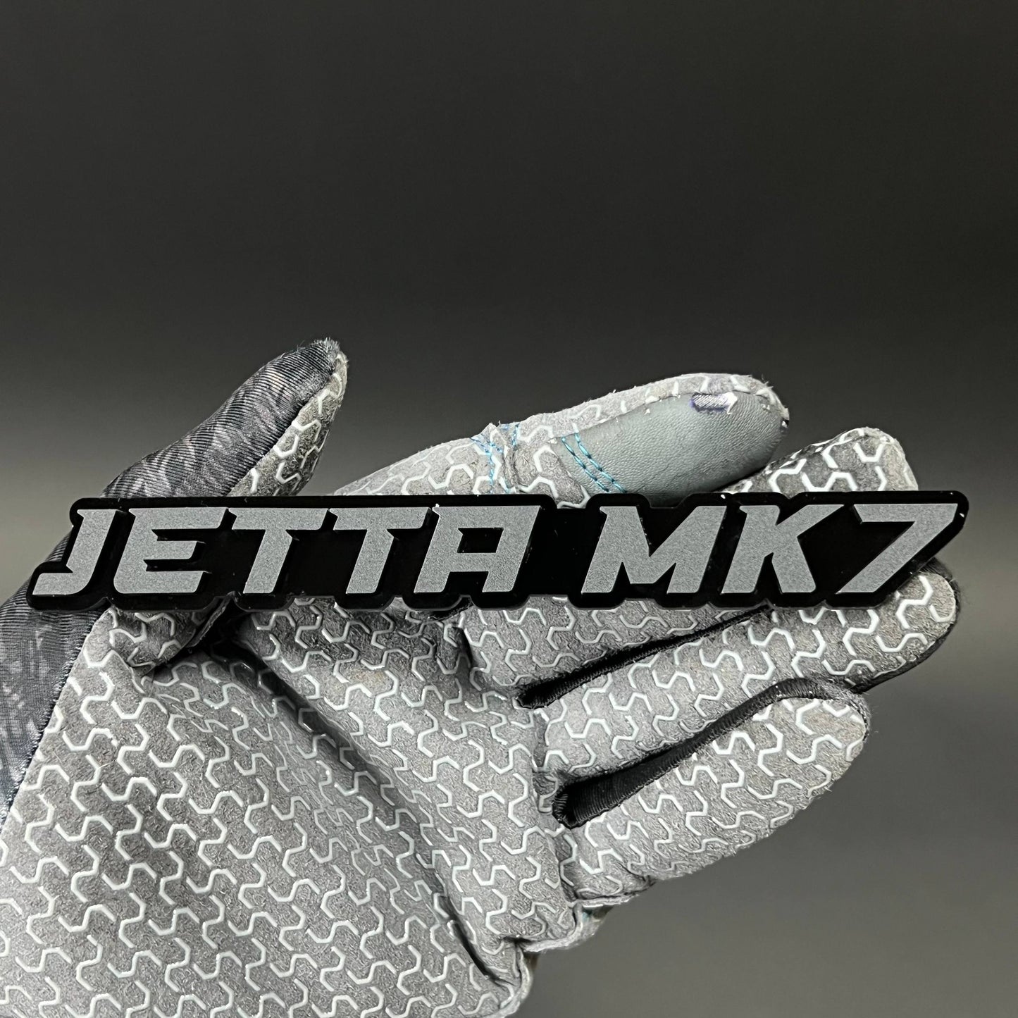 1PC JETTA MK7 3D Acrylic Badge - Car Truck Emblem Fender Tailgate Trunk Sticker