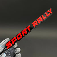 1PC SPORT RALLY 3D Acrylic Badge - Car Truck Emblem Fender Sticker