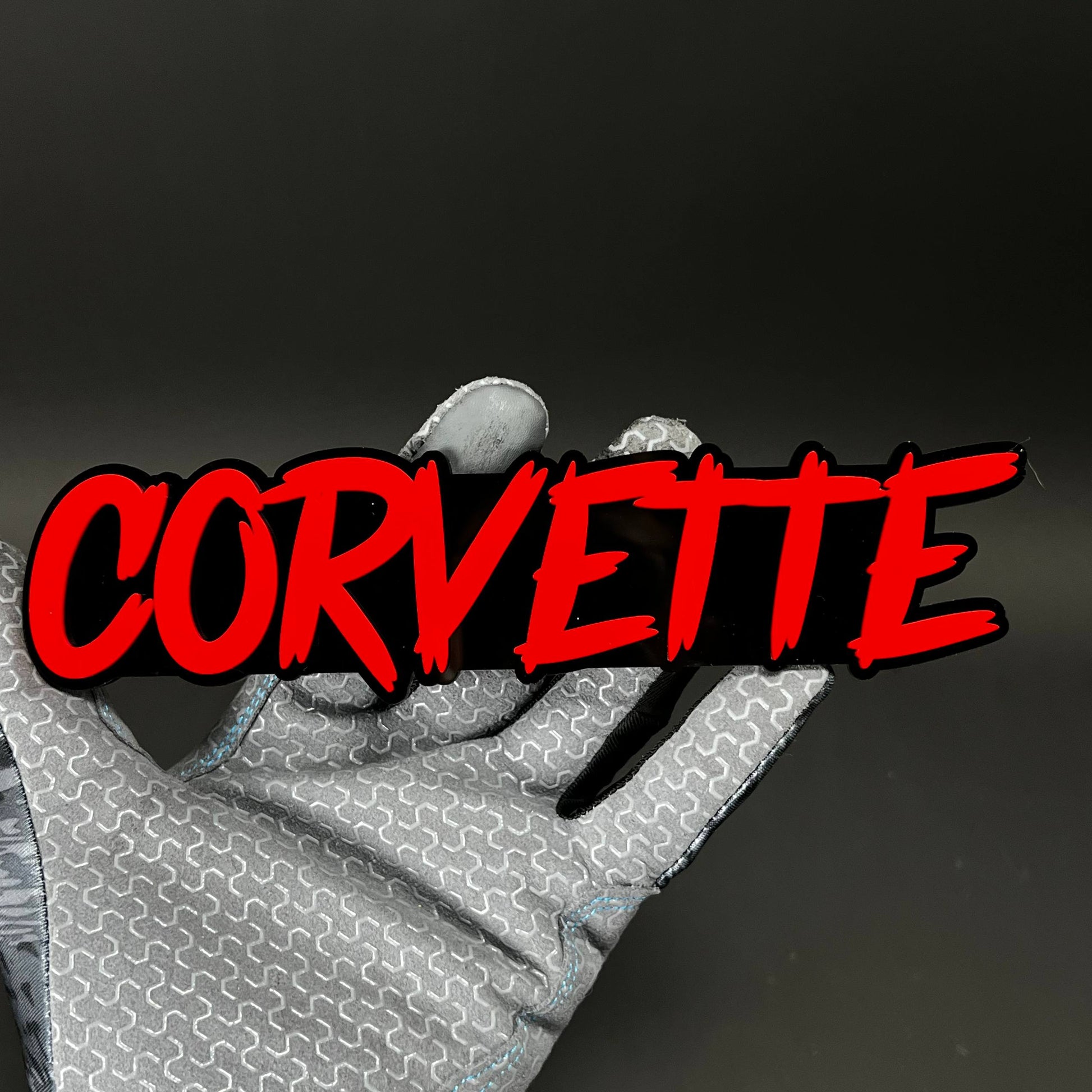 1PC CORVETTE 3D Acrylic Badge - Car Truck Emblem Fender Tailgate Trunk Sticker