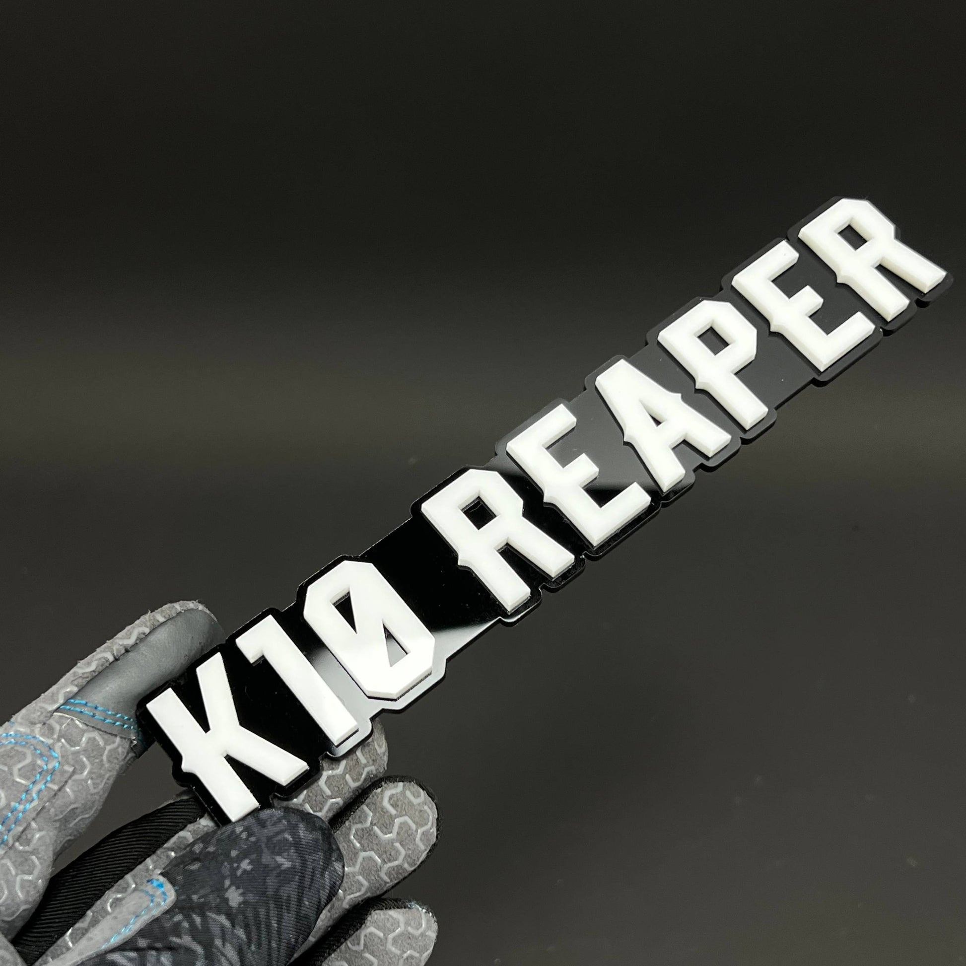 1PC K10 REAPER 3D Acrylic Badge - Car Truck Emblem Fender Tailgate Trunk Sticker