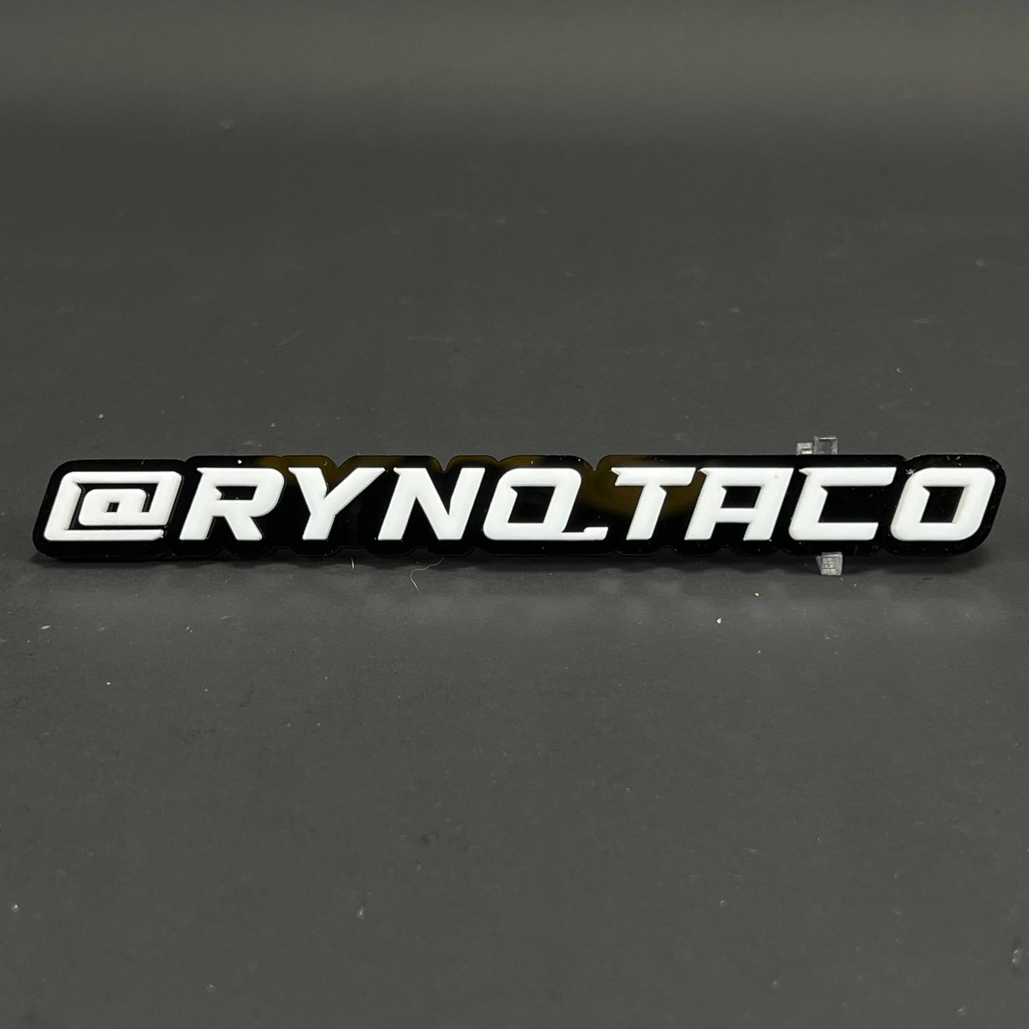 1PC @RYNQ.TACO 3D Acrylic Badge - Car Truck Emblem Fender Tailgate Trunk Sticker