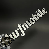 1PC Murfmobile 3D Acrylic Badge - Car Truck Emblem Fender Tailgate Trunk Sticker