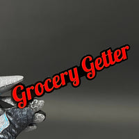 1PC Grocery Getter 3D Acrylic Badge - Car Truck Emblem Fender Sticker