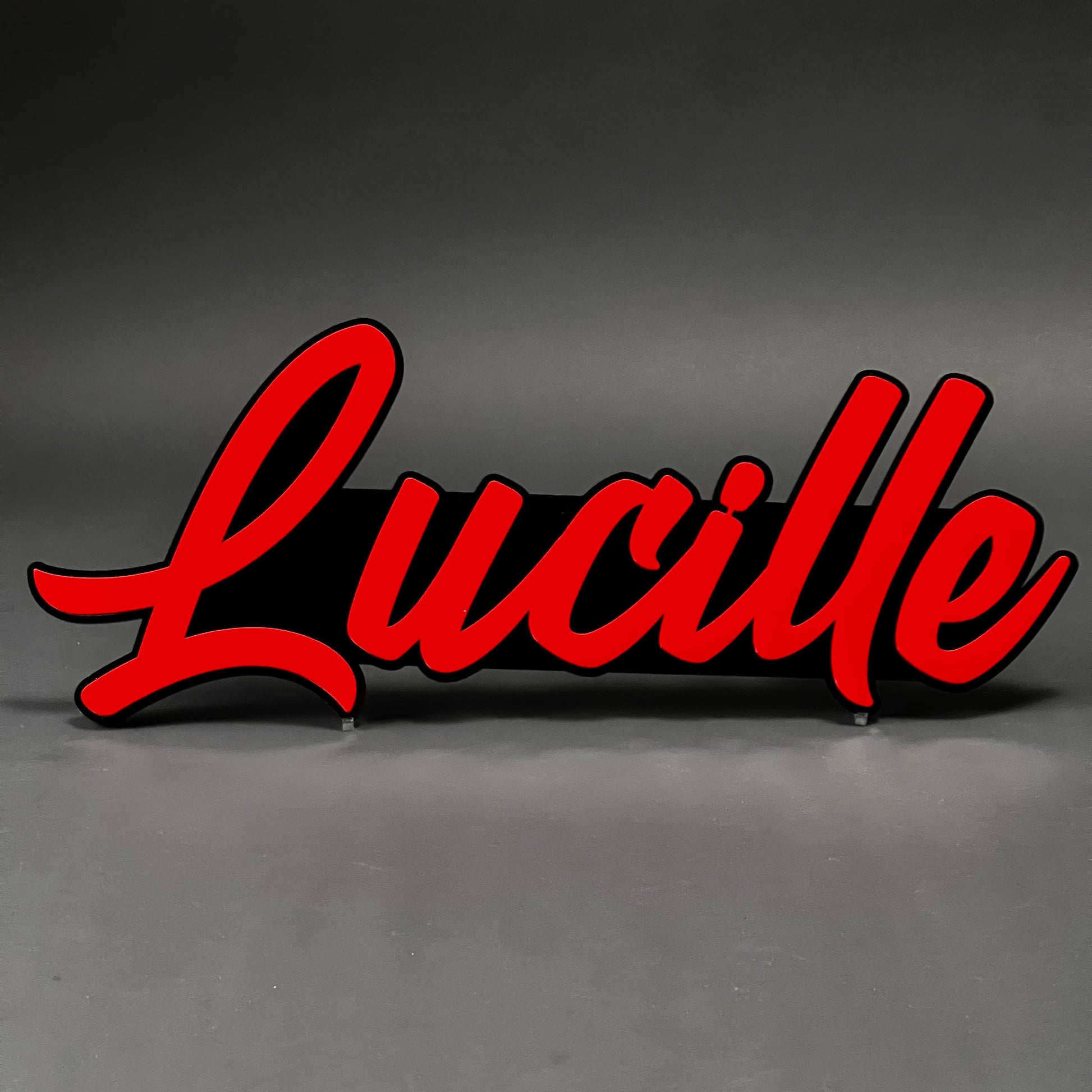1PC Lucille 3D Acrylic Badge - Car Truck Emblem Fender Tailgate Trunk Sticker