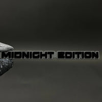 1PC MIDNIGHT EDITION 3D Acrylic Badge - Car Truck Emblem Fender Sticker