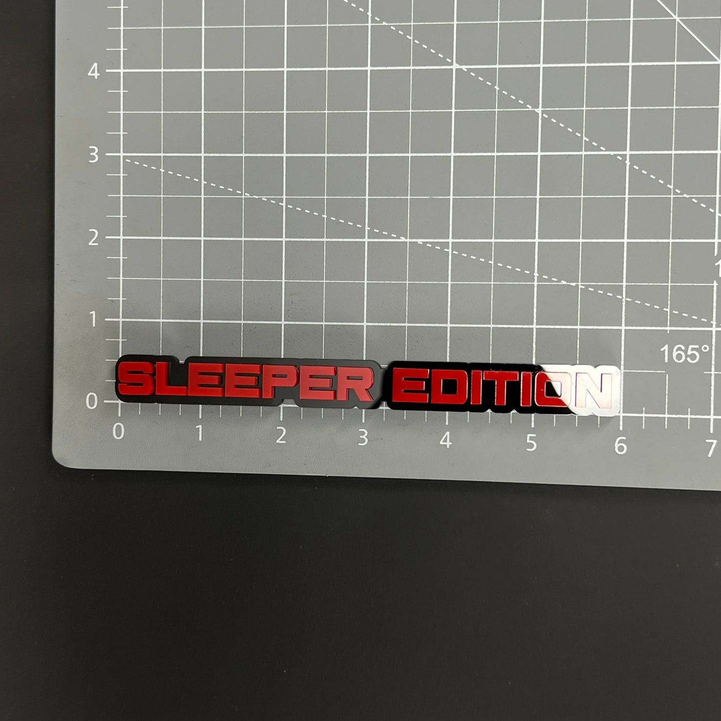 1PC SLEEPER EDITION 3D Acrylic Badge - Car Truck Emblem Fender Sticker