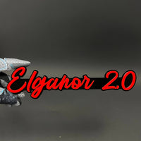 1PC Elganor 2.0 3D Acrylic Badge - Car Truck Emblem Fender Sticker