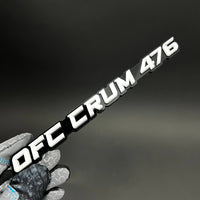 1PC OFC CRUM 476 3D Acrylic Badge - Car Truck Emblem Fender Sticker