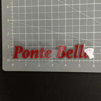 1PC Ponte Bella 3D Acrylic Badge - Car Truck Emblem Fender Sticker