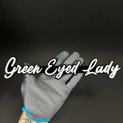 1PC Green Eyed Lady 3D Acrylic Badge - Car Truck Emblem Fender Sticker